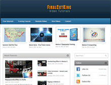 Tablet Screenshot of finalcutking.com